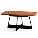 Ver imagem 7 de Conjunto: Mesa de Cozinha Átria 1592 Aço C/ Tampo Madeirado 160x90cm e 6 Cadeiras Lira Rose/freijo