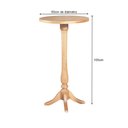 Ver imagem 4 de Conjunto Bistrô Mesa Madeira Maciça com 3 Banquetas Confort Ripada Natural