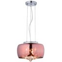 Ver imagem 1 de Lustre Pendente Luminaria Cobre e Cristal Legitimo K9 28cm