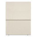 Ver imagem 4 de Cabeceira Cama Box Organica Solteiro 90cm Luna Suede C/frame Bege