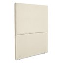 Ver imagem 2 de Cabeceira Cama Box Organica Solteiro 90cm Luna Suede C/frame Bege