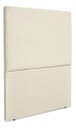 Ver imagem 2 de Cabeceira Cama Box Organica Solteiro 90cm Luna Suede C/frame Bege