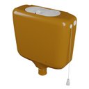 Ver imagem 3 de Caixa de Descarga Elevada com Volume Regulável de 6,8 a 9L Astra Marrom/Caramelo