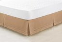 Ver imagem 2 de Saia Box Cama Queen Size Algodão Percal 200 Fios Ponto Palito:caqui