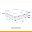 Ver imagem 4 de Cama Box Baú com Colchão de Molas Pocket Classic Casal 138cm