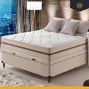 Ver imagem 7 de Cama Box Baú + Colchão de Casal Classic Molas Pocket 138x188x64cm