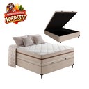Ver imagem 2 de Cama Box Baú com Colchão de Molas Pocket Classic Casal 138cm