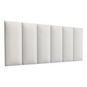 Ver imagem 1 de Cabeceira Modular E Box Casal 60x140 Em Material Sintético Branco
