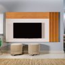 Painel Arezzo 2,20 M Naturalle Off White - Mavaular - 1
