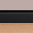 Ver imagem 5 de Kit 20m Linear Rodapé Pvc Edge Preto Frisado 10cm X 15mm X 2m