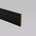 Ver imagem 3 de Kit 20m Linear Rodapé Pvc Edge Preto Frisado 10cm X 15mm X 2m