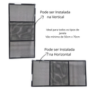 Ver imagem 4 de Tela Mosquiteira Encaixe 50x70 a 134cm sem Furar Preta