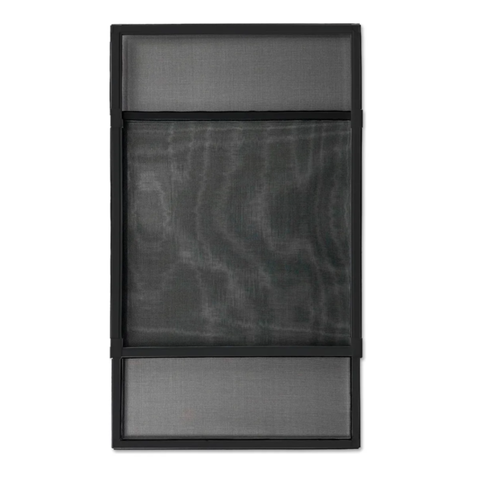 Tela Mosquiteira Encaixe 50x70 a 134cm sem Furar Preta