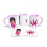 Canecas Rosa de Porcelana Personalizadas Outubro Rosa - 1