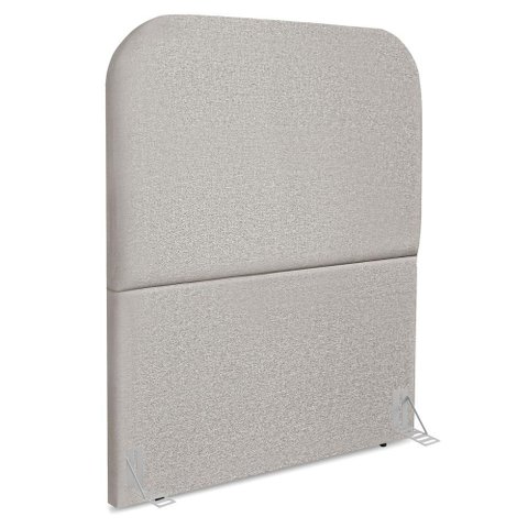 Cabeceira Solteiro 100 Cm com Frame Alana Linho Cinza Artte