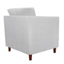 Ver imagem 3 de Poltrona Isis para Consultório Suede Branco - Belliv Decor
