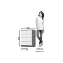 Ver imagem 3 de Quarto Infantil Completo Labirinto 2 Peças (1 Guarda Roupa + 1 Cômoda) Qi96 Rústico/branco - Henn
