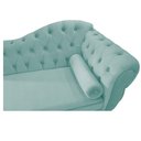 Ver imagem 4 de Diva Recamier Diana 185cm Lado Esquerdo Suede - Doce Sonho Móveis ML/R1/DIANA/185/E/S Azul Tiffany
