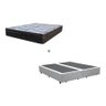 Cama Box Casal Bipartido 138 Sintético Branco Com Colchão de Molas - D26 Ortobom ISO Superpocket 65X - 2