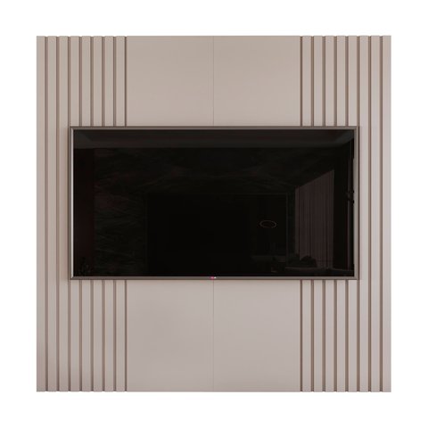 Painel para Sala Estar Sierra Ripado 1.8 x 2.2 TV até 72:Fendi