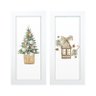 Dupla de Quadros Decorativos Árvore de Natal - 1