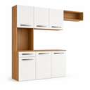 Ver imagem 1 de Cozinha Compacta 6 Portas 1 Gaveta Belissima Fiorello