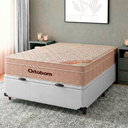 Ver imagem 1 de Cama Box Bau Blindado Casal + Colchão Molas Ensacadas Airtech Ortobom