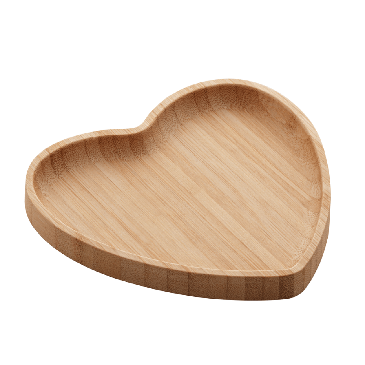 Bandeja Petisqueira De Bambu Heart Coração Mesa Posta 12,5cm Um Café com Amor - 2