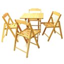 Ver imagem 1 de Conjunto Mesa e 4 Cadeiras Dobráveis Beer Tramontina