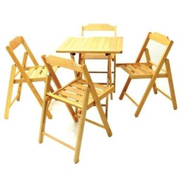 Conjunto Mesa e 4 Cadeiras Dobráveis Beer Tramontina - 1