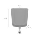 Ver imagem 3 de Caixa de Descarga Baixa de até 6 Lpf com Duplo Acionamento Astra