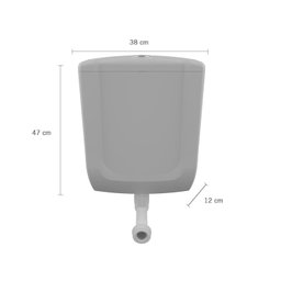 Caixa de Descarga Baixa de até 6 lpf com Duplo Acionamento Astra - 3