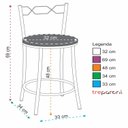 Ver imagem 2 de Kit 2 Banquetas Bc51-c A101