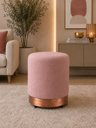 Ver imagem 1 de Puff Rodapé Rose Gold, Cor Rosa Linho - Let Móveis
