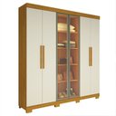 Ver imagem 4 de Guarda-Roupa Casal com 6 Portas com 2 Portas Reflecta com Pés com LED 100% MDF Império
