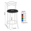Ver imagem 2 de Kit 2 Banquetas Bc26-c A107