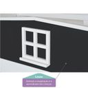 Ver imagem 5 de Cama Infantil Lousa Divertida com Escorregador e Cabana Casatema MadeiraOriginals