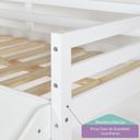 Ver imagem 2 de Cama Infantil Lousa Divertida com Escorregador e Cabana Casatema MadeiraOriginals