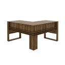 Ver imagem 2 de Kit 7 Peças 2 Mesas L com 1 Gaveteiro 2 Balcões e 2 Balcões 3 Portas Espresso Móveis