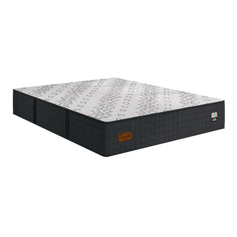 Colchão Trento Queen 158cm x 30cm Molejo Miracoil Premium Arte Cúbica Cinza/Grafitte