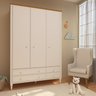 Guarda Roupa Infantil 3 Portas 4 Gavetas MDF Tudor - 1