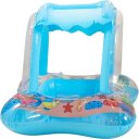 Ver imagem 1 de Boia Infantil com Protetor Solar para Criança 65x65cm Azul