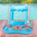 Ver imagem 3 de Boia Infantil com Protetor Solar para Criança 65x65cm Azul