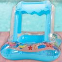 Ver imagem 2 de Boia Infantil com Protetor Solar para Criança 65x65cm Azul