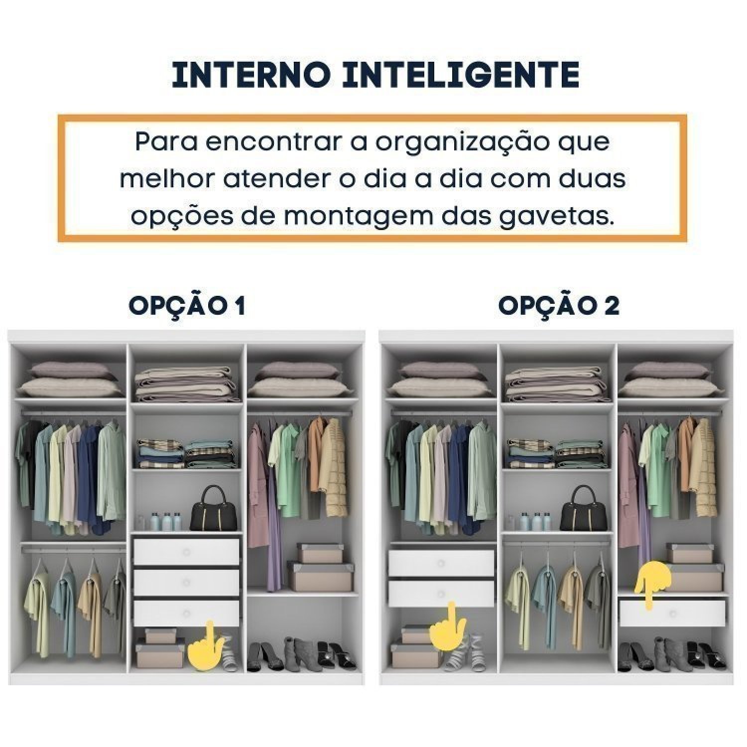 Quarto Casal com Roupeiro 6 Portas Olimpo e Painel Cabeceira  - 7