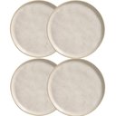 Ver imagem 1 de Jogo 4 Pratos para Sobremesa Bio Latte Porto Brasil Cerâmica 21cm Mesa Posta Brownie Mousse