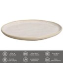 Ver imagem 5 de Jogo 4 Pratos para Sobremesa Bio Latte Porto Brasil Cerâmica 21cm Mesa Posta Brownie Mousse