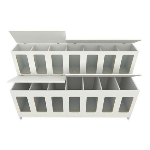 Expositor de Ração Pet Box 14 Divisões (pet Granel Cães) Vetorial Móveis