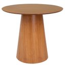 Ver imagem 1 de Mesa de Jantar Redonda 90cm Base Cone Austrália Marrom/Nozes