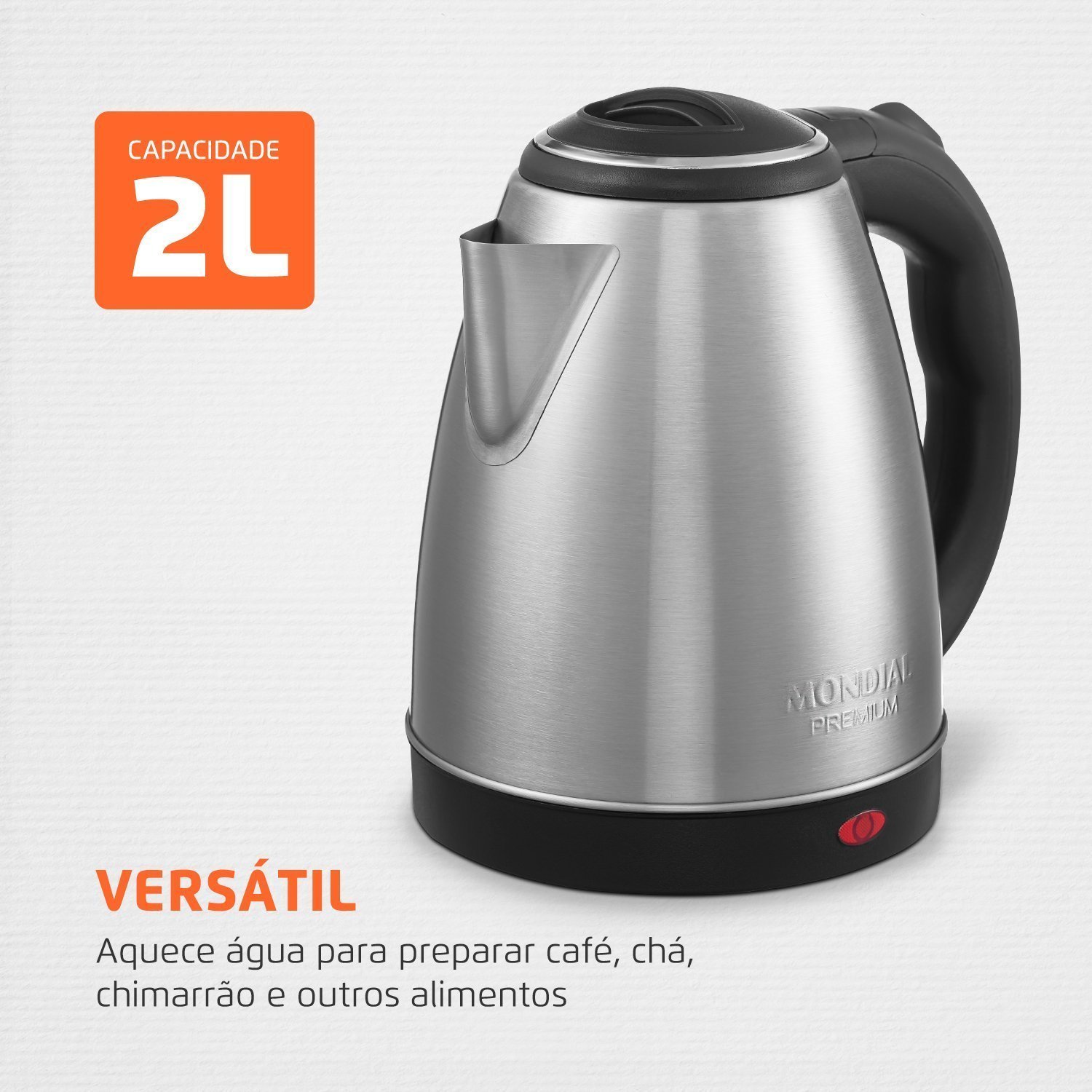 Chaleira Elétrica Pratic 1200w 127v Ce-06 Mondial - 3